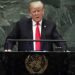 Trump addressing United Nations