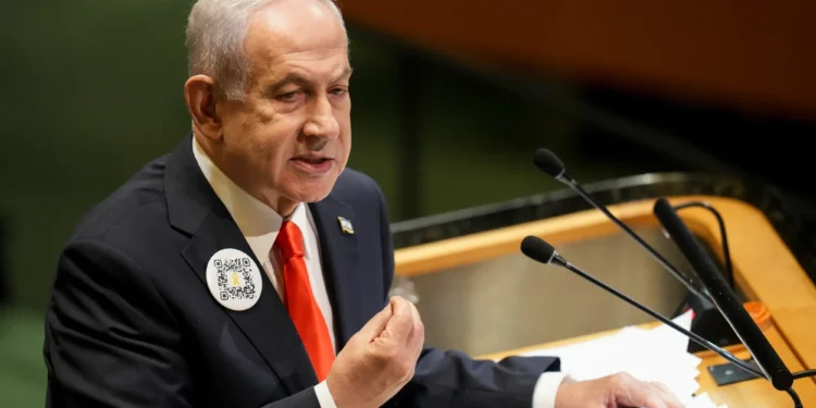 Israeli Prime Minister Benjamin Netanyahu