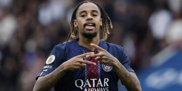 Barcola Brace, Ethan Mbappe’s Late Strike Light Up Ligue 1 Weekend Photo of Bradley Barcola