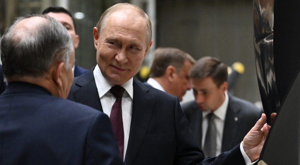 Russian President Putin visits Samara