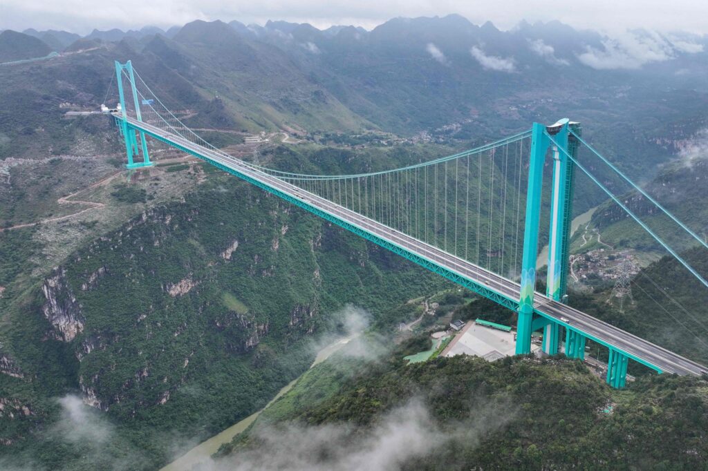 China Unveils World’s Highest Bridge In Guizhou Province World’s Highest Bridge