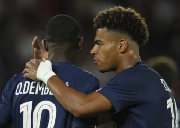 Photo of Dembele and Doue
