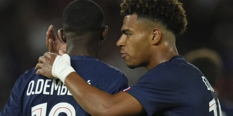 Photo of Dembele and Doue