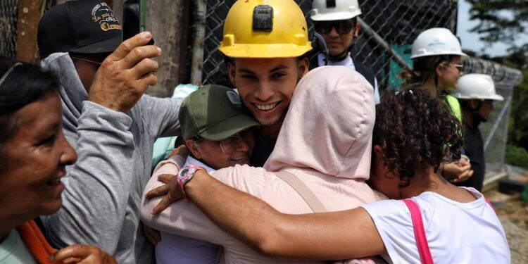 23 Trapped Gold Miners in Colombia