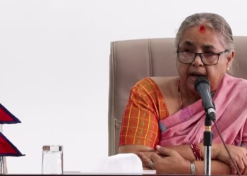 Photo of Nepal’s new prime minister, Sushila Karki.