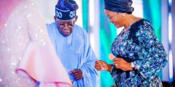 Tinubu Hails First Lady Oluremi at 65, Says Nigeria Owes Her a Debt of Gratitude Photo of President Tinubu and his wife, Remi Tinubu.