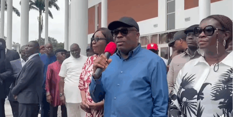 Fubara arrives nigeria