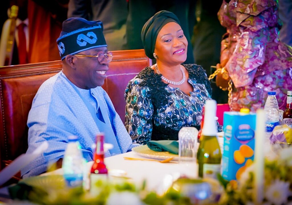 President Tinubu and his wife, Remi Tinubu.