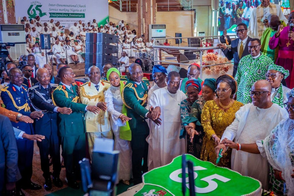 Nigeria’s 65th Independence anniversary Thanksgiving.
