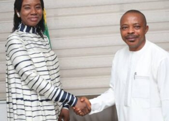 The Director General of the National Pension Commission (PenCom), Mrs. Omolola Oloworaran, paid a courtesy visit to the President of the Nigeria Labour Congress (NLC), Joe Ajaero.