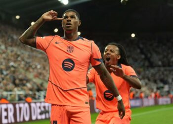 Photo of Marcus Rashford Celebrating a Goal