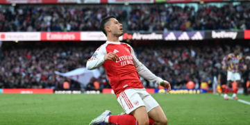 Martinelli’s Late Strike Denies City as Arsenal Salvage Point in Title Clash Photo of Gabriel Martinelli