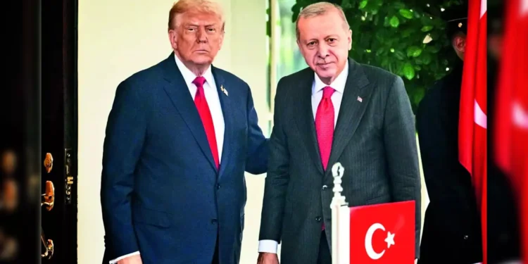 Photo of President Trump and Turkish President Erdogan