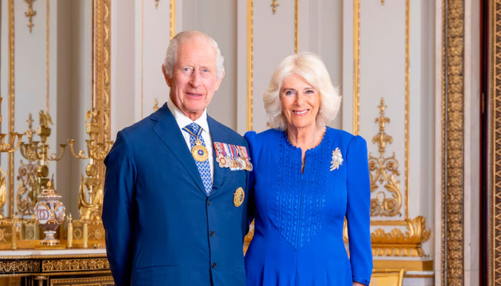 Photo of King Charles III and Queen Camilla