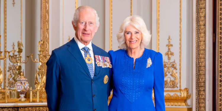 Photo of King Charles III and Queen Camilla