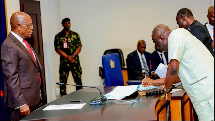 Swearing in of LGA chairmen in rivers state