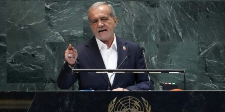 Iran’s President Masoud Pezeshkian.