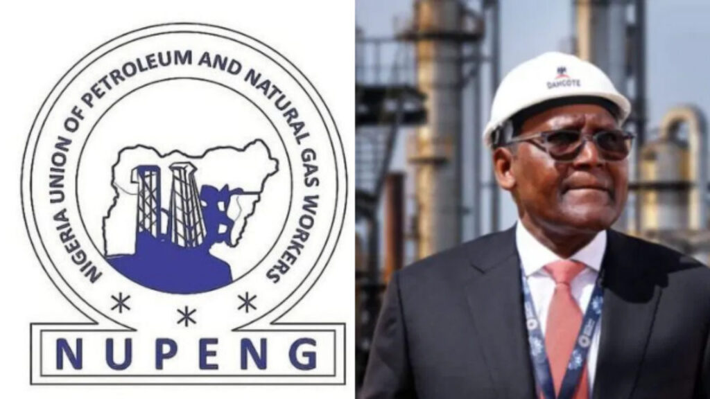 NUPENG Dangote photo combo 7285