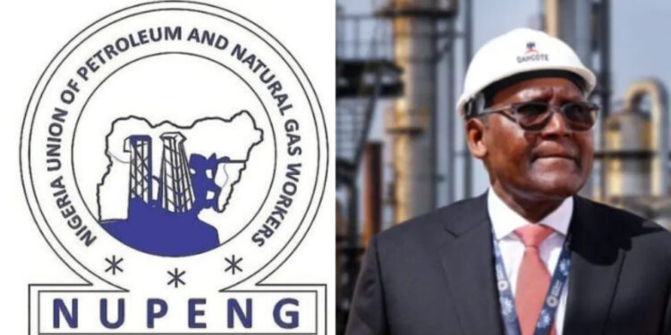 NUPENG Dangote photo combo 7285