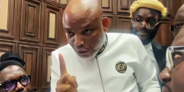 IPOB Leader Nnamdi Kanu Removed From Courtroom As Judge Prepares To Deliver Verdict Nnamdi Kanu