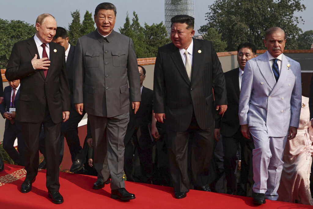 Photo of Xi, Putin, and Kim