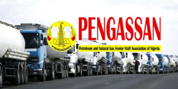 PENGASSAN Accuses Dangote Refinery of Mass Sack, Labour Rights Violations The Petroleum and Natural Gas Senior Staff Association of Nigeria (PENGASSAN) Logo