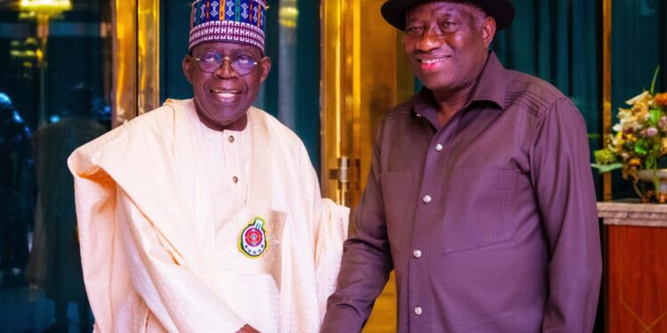 Jonathan visits Tinubu