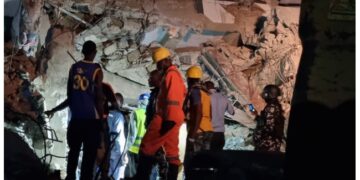 One Dead, Several Rescued as Three-Storey Building Collapses in Lagos Three-Storey Building Collapses in Lagos