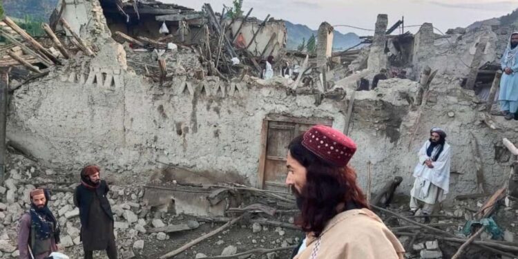 Earthquake in Afghanistan