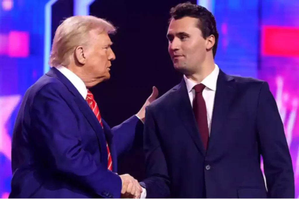 Photo of Trump with charlie kirk