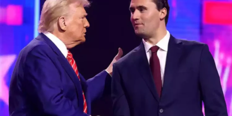 Photo of Trump with charlie kirk
