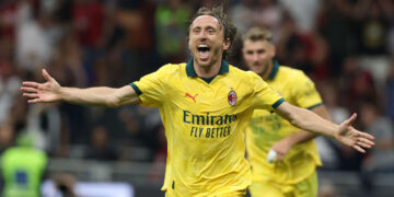 Modric Marks 40th Birthday With Winning Goal for AC Milan Photo of Luka Modric