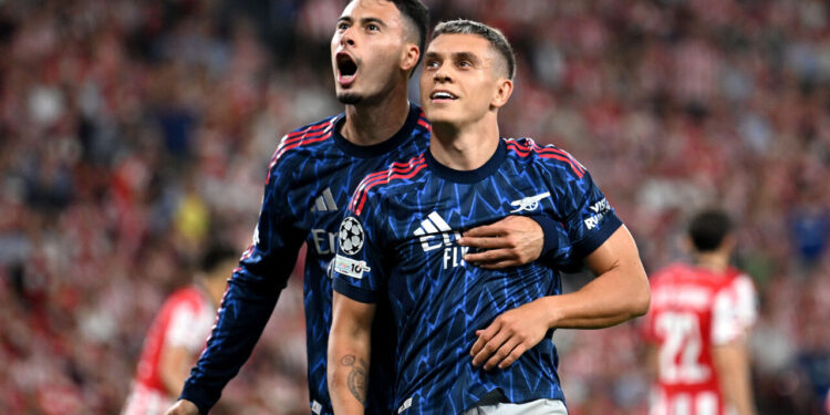 Photo of Martinelli and Trossard