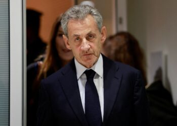 former French president Nicolas Sarkozy