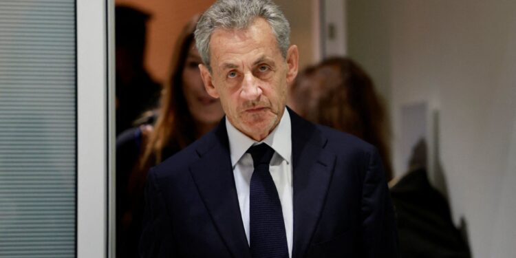 former French president Nicolas Sarkozy