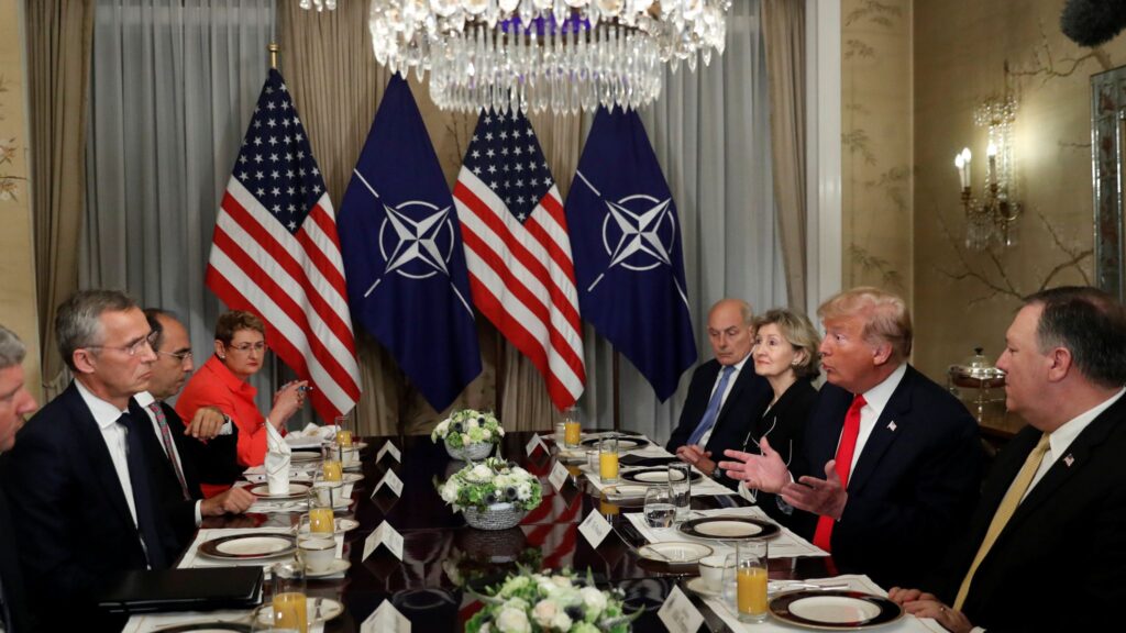 Trump’s Quest for Nobel Peace Prize Clashes with Committee’s Independence skynews donald trump jens stoltenberg 4358931