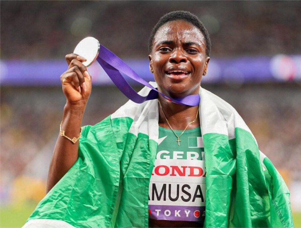 Tobi Amusan wins silver