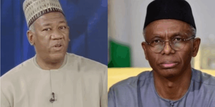 Photo combo of Datti Baba Ahmed and Nasir El-Rufai