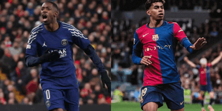 Photo of Dembele and Yamal