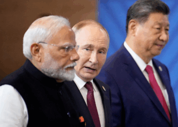 Photo of Modi, Putin, and Xi Jinping