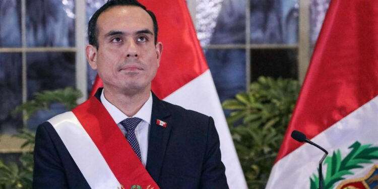 Photo of Peru’s interim President Jose Jeri