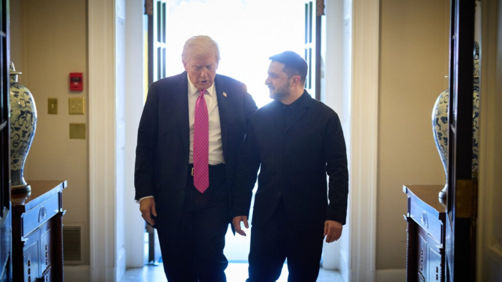 Zelensky with Trump