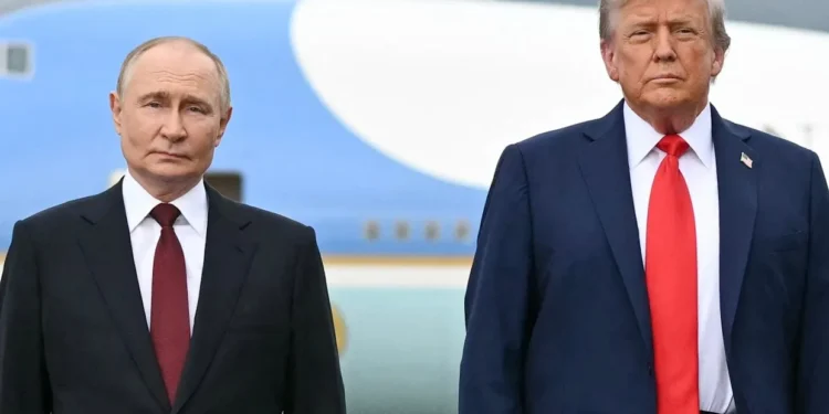 Photo of Putin and Trump