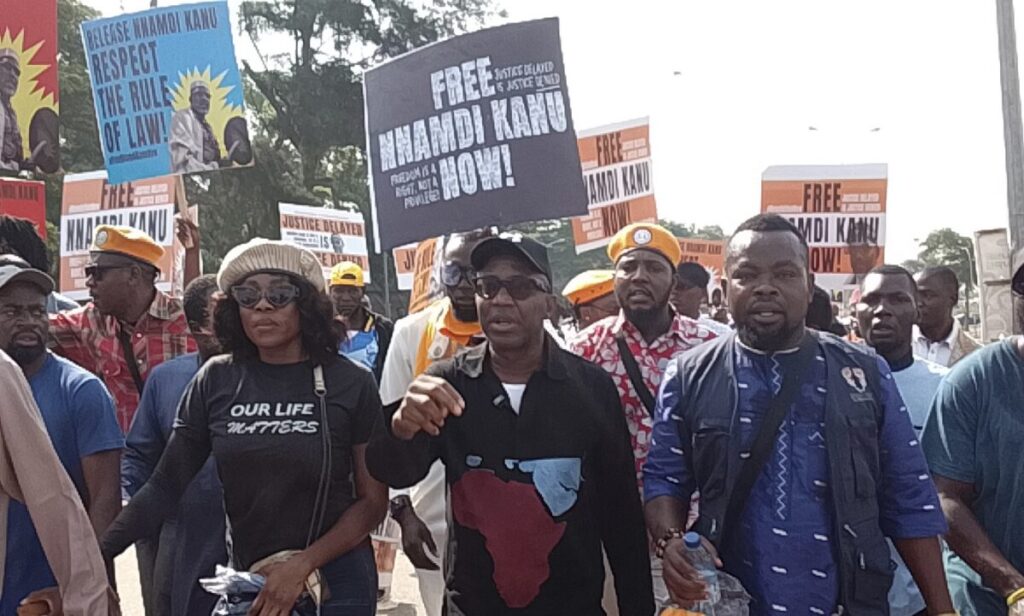 #FreeNnamdiKanu protests