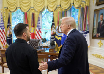 Zelensky with Trump