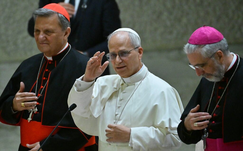 Pope Leo XIV Praying
