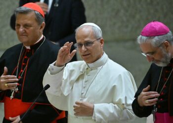 Pope Leo XIV Praying