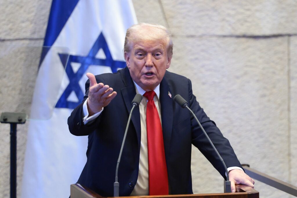 Trump at The Knesset