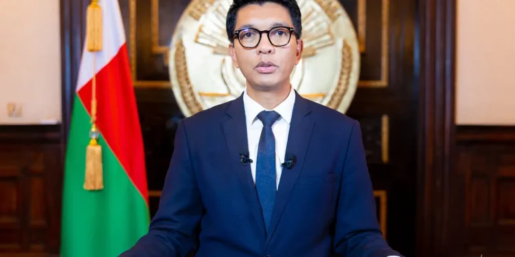 Photo of Madagascar President Andry Rajoelina