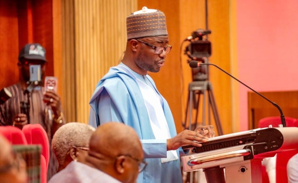 Photo of Bernard Doro at the Senate